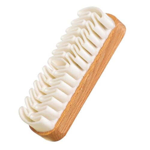 Brosse À Daim Haut De Gamme Pour Chaussures ¿ Nettoyant Écologique Pour Bois De Hêtre, Pour L'entretien Du Nubuck Et Du Daim