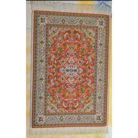 Tapis Miniature - A Franges - 32 X 19,5 Cm
