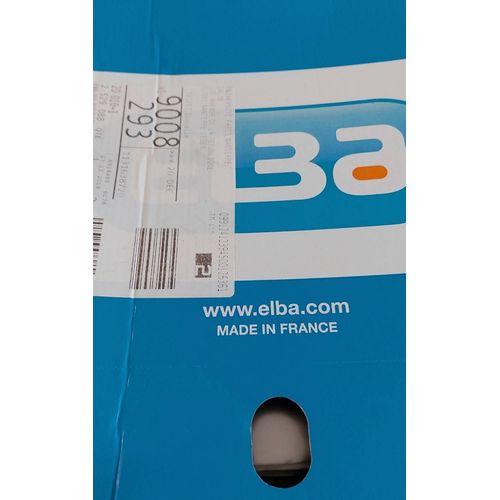 Pochettes Transparente À Trous Dans Un Carton  Elba 