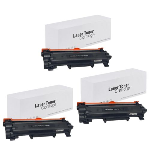 TN2420 / TN-2420 (3 x 6000 pages) Pack de 3 cartouches toner Laser XL compatible Brother TN2420XL