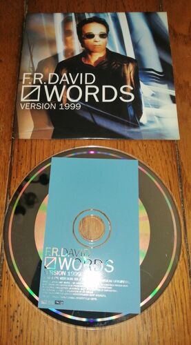 Cd Single Collector F.R. David " Words " 2 Versions 1999 ( Dont La Version Originale )Electronic Pop