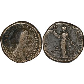 Rome - Sesterce - Lucille - 164 Ad - Diana Lvcifera - Ric.1734 - 25-211