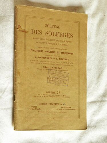 Solfège Des Solfèges Pour Voix De Soprano De Henry Lemoine & G. Carulli Augmentée D'Un Grand Nombre De Leçons D'Auteurs Anciens Et Modernes