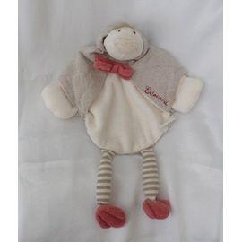Doudou Peluche Plat Canard Edouard Beige Ecru Moulin Roty