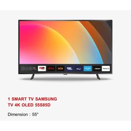 SMART TV 4K OLED Samsung 55S85D - 55"