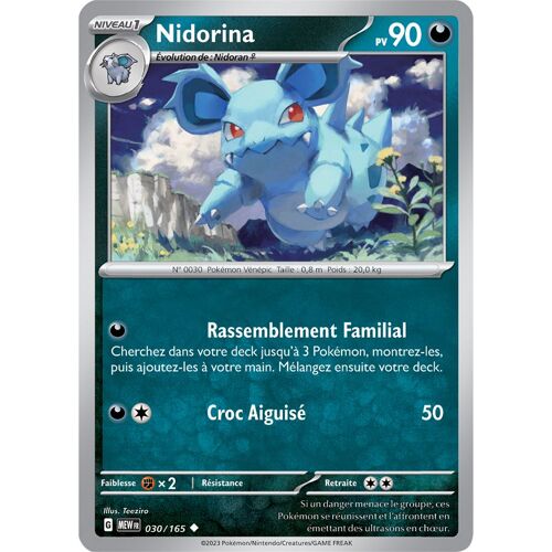 Carte Pokémon - Nidorina - 030/165 - Ev3,5 Mew 151 -