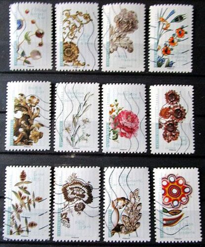 2017. Série Complète Adh1410 À Adh1421: Fleurs Et Métiers D'Art.