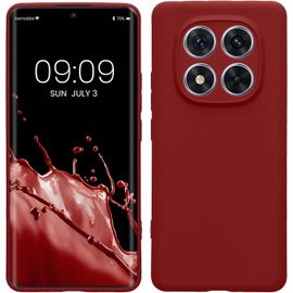 Kal-Housse Compatible Avec Xiaomi Redmi Note 14 Pro 5g / Poco X7 Coque - Housse De Téléphone En Tpu Avec Protection Appareil Photo - Rhubarbe