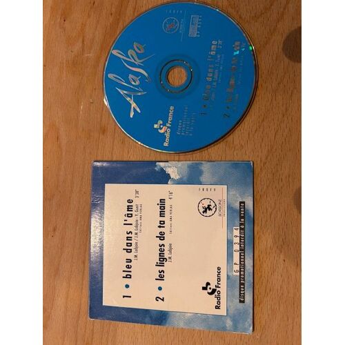 Alaska Cd Rare 2 Titres "Bleu Dans L'Âme" Ref Gp 0394