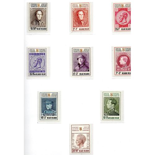 Belgique Timbres Les Rois De Belgique 1972