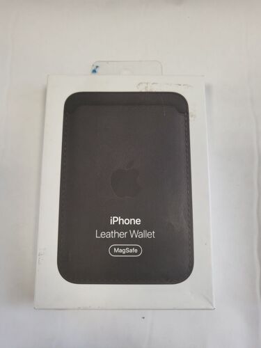 Iphone Leather Wallet Magsafe Black