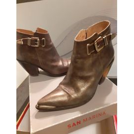Vends Bottines San Marina Pointure 38, Hauteur Talons 8 Cm