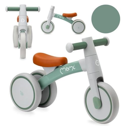 Draisienne Momi Tedi - Vélo Bébé Sans Pédales - Léger 1.2kg - Vert