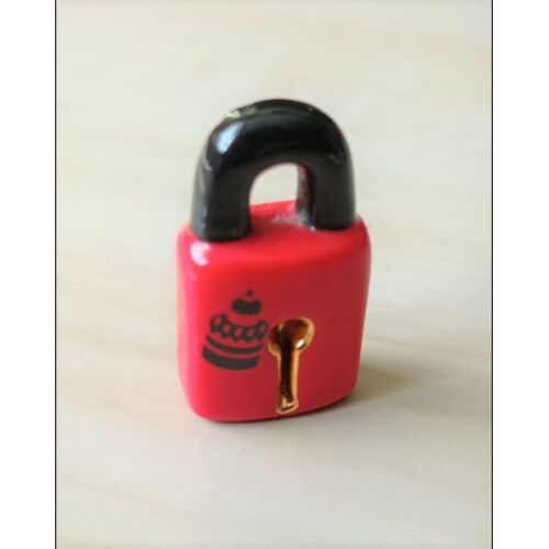 Fève Cadenas Rouge Les Cadenas Gourmands Filet Or 2019