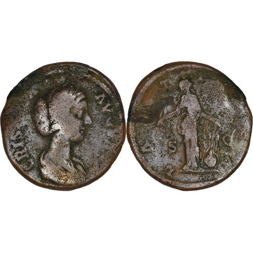 Rome - As - Crispine - 182 Ad- Laetitia - Rare - 13.47 G. - Ric.683 (S) - 25-205