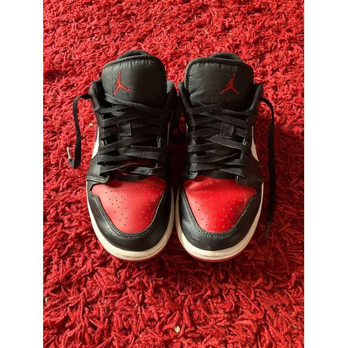 Jordan 1 Low Rouge/Blanc/Noir - 41