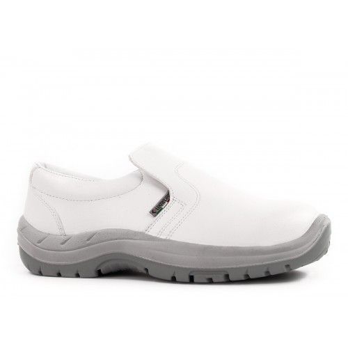 Mocassins de sécurité homme Plutone S2 SRC blanc - en microfibre et PU - taille 42 UNIWORK