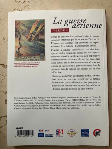 Verdun La Guerre Aérienne (Divers Auteurs : Sous La Direction De Gilles Aubagnac & Clémence Raynaud) Éditions Pierre De Taillac, 2016