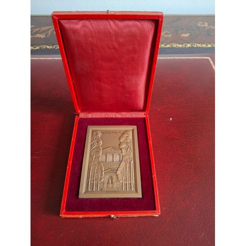 Médaille De Table En Bronze De Saint-Maurice Charenton (94) Dans Son Boîtier