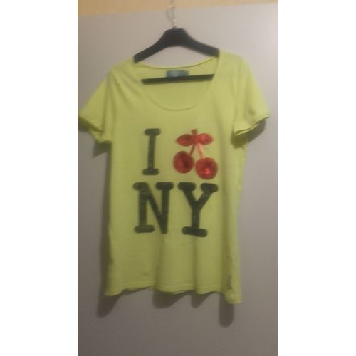 Tee Shirt Femme Taille L "Le Temps Des Cerises"