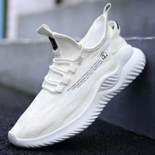 Hommes Sports D'été Maille Respirant Chaussures Décontractées 44 Blanc ,44