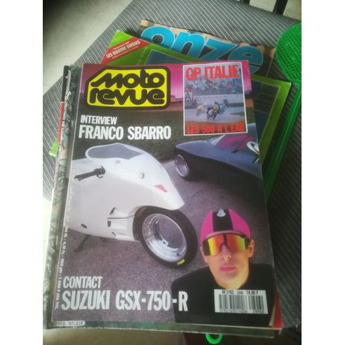 Moto Revue 2896 De 1989 Sbarro,Suzuki Gsxr750r,Gt750,Atlas,Ssdt