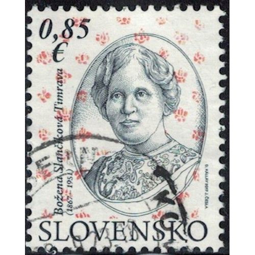 Slovaquie 2017 Oblitéré Used Bozena Slanciková Timrava Romancière Y&T Sk 722 Su