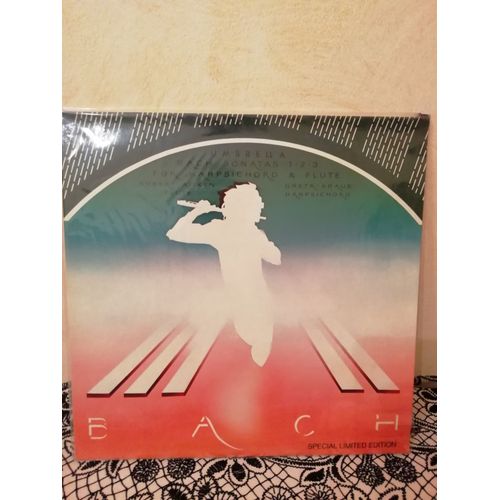 Vinyl 33 Tours Classique De Bach Sonates 1.2.3 Pour Flute Et Harpe