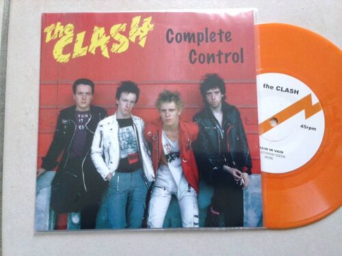 The Clash Complete Control / Train In Vain 45t Vinyle Couleur Live 80