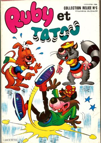 Ruby Et Tatou Collection Reliée N°6 Du 21 Au 24 Bd 3e Trim 1986
