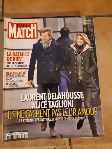 Paris Match 3380 Laurent Delahousse Et Alice Taglioni, La Bataille De Kiev....