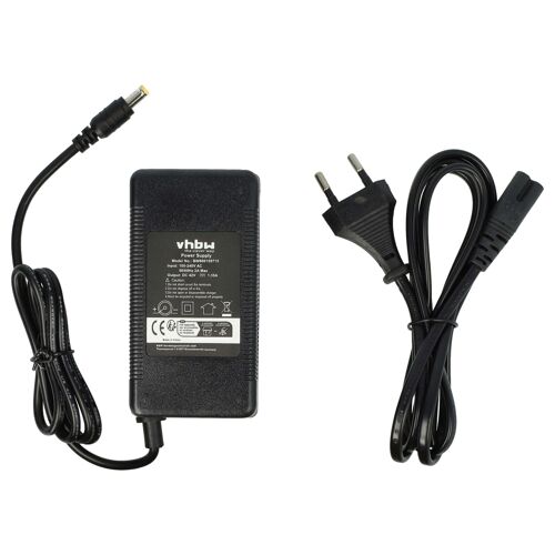 Vhbw Chargeur Remplacement Pour Sans Sslc084v42 Pour Batteries, Vélos Électriques - Pour Batteries Li-Ion De 36v Avec Connexion Ronde 60w