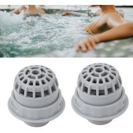 2Pcs Filtre à Débris Supérieur P05346 de Remplacement - Filetage Mâle en PVC pour Spa de Piscine Lay Z Spa