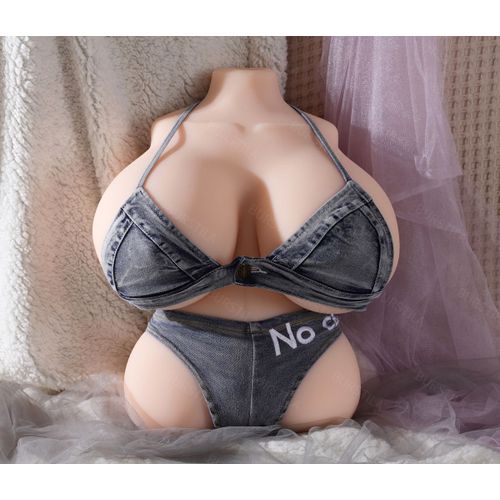 Neloty® 15kg Sexdoll Poupée De Sexe Grandeur Nature Avec Toso Flexible Avec Texture Réaliste Pleine Taille De La Peau Du Corps, Gros Seins Doux Sur Les Hanches