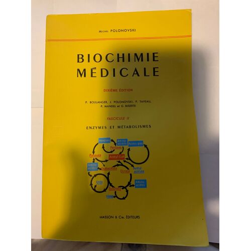 Biochimie Médicale Ii Polonovski