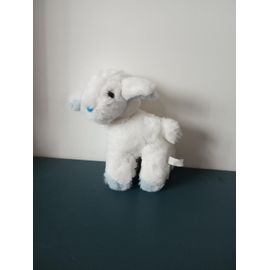 V3/ Peluche Mouton Bleu Et Blanc Toysland Made In Israël