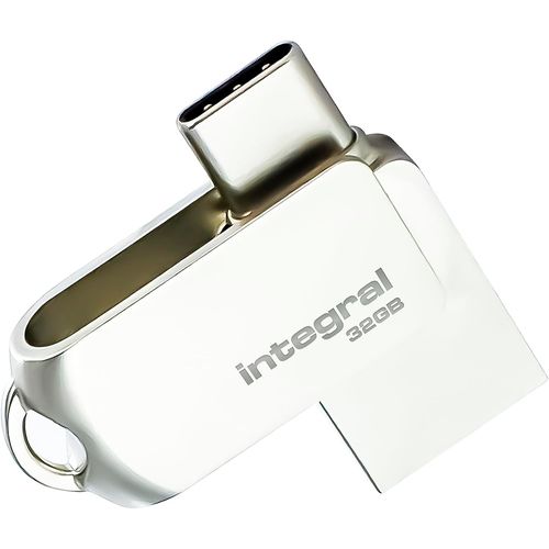 Clé Usb 32Gb 360-Dual Usb 3.2 Gen 1 Type A & Usb-C - Transferts À 5Gbps - Plug & Play - Compatible Avec Pc, Ordinateur Portable, Smartphones, Iphone 15/16, Macbook Pro/Air Et Ipad [MEM8291277]