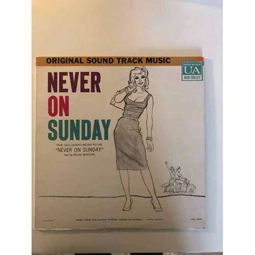 Never On Sunday : Original Sound Track Music (Canada)