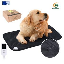 Ecosapiens Mimi Hot - Couverture Chauffante Pour Chats Et Chiens, 50 X 80 Cm, 3 Modes De Chauffage, Tapis Chauffant Pour Chien, Poussin, Lapin, Animaux, Coussin Chauffant Pour Animaux De Compagnie