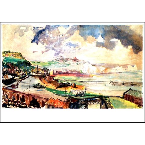 Kokoschka Oskar Lot Cartes Postales Tableaux Peinture Reproduction