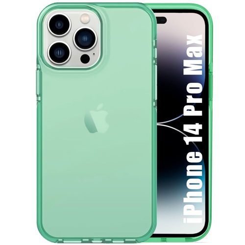 Coque Silicone Pour Iphone 14 Pro Max, Protection Silicone Slim Vert Clair