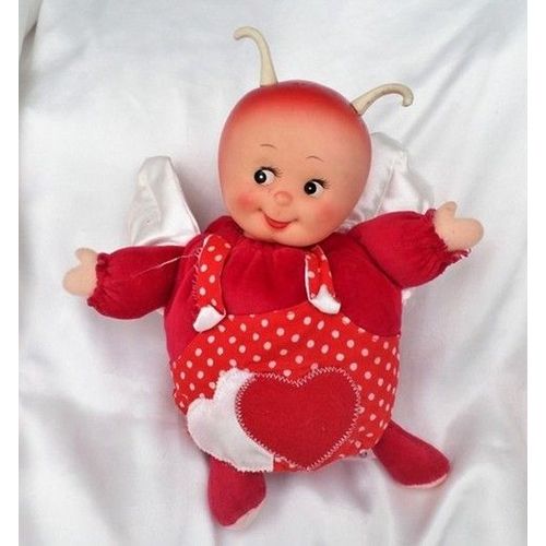 Doudou Poupée Peluche Coccinelle Papillon Rouge Et Blanc Pois Coeur Les Toufous By Mundia