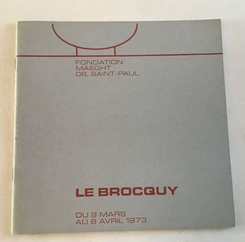 Le Brocquy Fondation Maeght 1973 Claude Esteban, Jacques Dupin