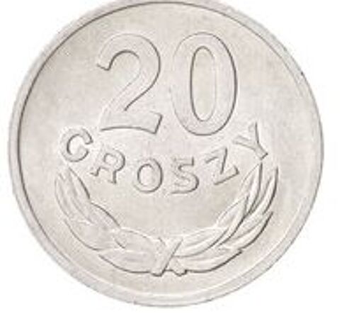 Pièce 20 Groszy Pologne - 1961