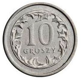 Pièce 10 Groszy Pologne - 1991
