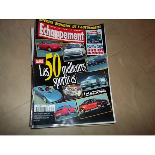 Echappement 312 De 1994 Nissan 200 Sx,Porsche Carrera 4,Ford Escort Rs2000 4x4,Mazda 323 V6 Gt,Xantia Activa,Golf Vr6 Turbo,Mont Blanc