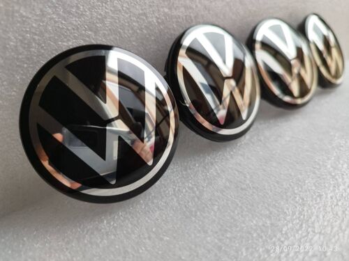 4x Pièces Centre De Roue Vw 66mm Cache Moyeu De Jantes Golf Mk8  Le Referanse 5h0601171d