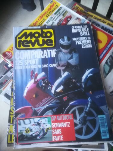 Moto Revue 2899 De 1989 Harley Sportster,Aprilia Af1 Sintesi,Cagiva C12r,Gilera Mx1,Bethys,Joliviere