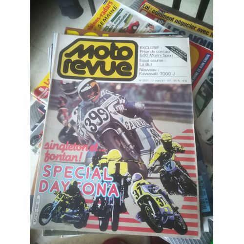 Moto Revue 2501 De 1981 Daytona,But 500,Morini 500 Sport,Kawasaki Z1000j