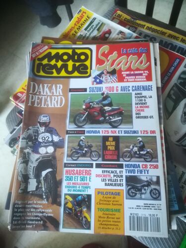 Moto Revue 3119 De 1994 Suzuki Gsx1100g Carenee,Dr125se,Honda Cb250 Two Fifty,Nx125 Transcity,Dakar,Husaberg 350,501e